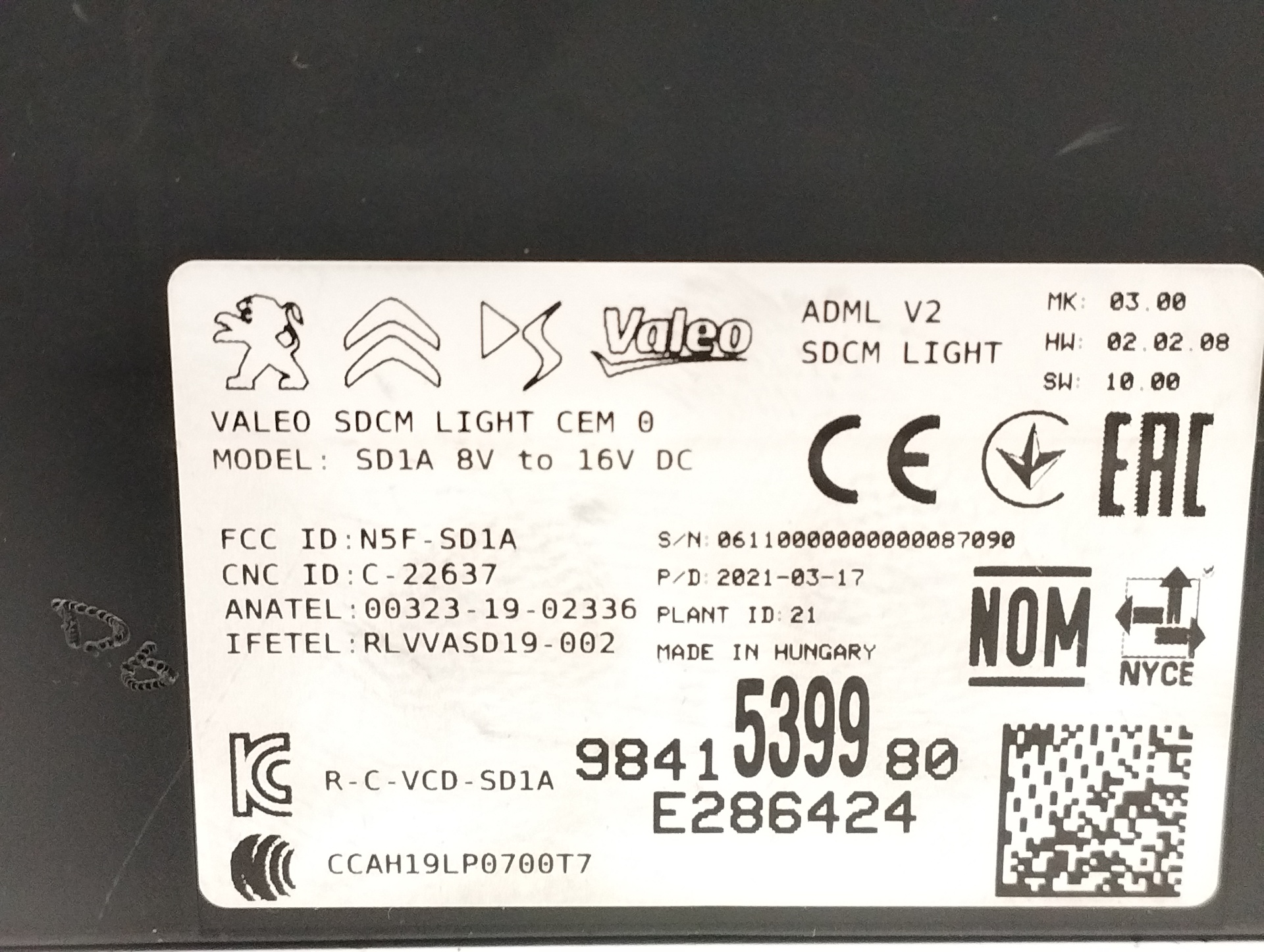 MODULO ELECTRONICO