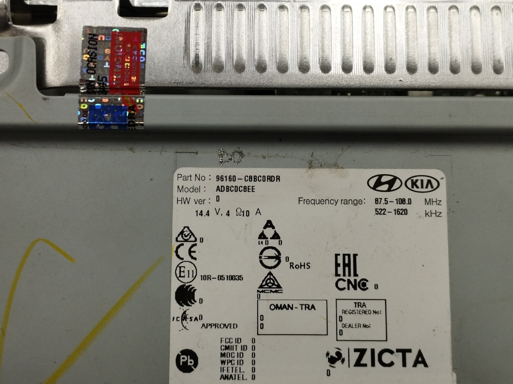 SISTEMA AUDIO / RADIO CD