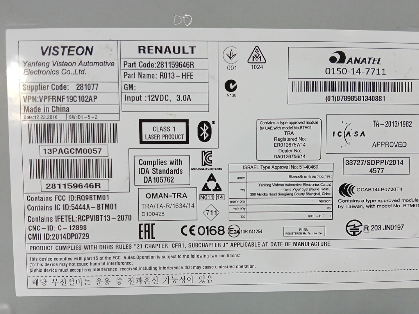 SISTEMA AUDIO / RADIO CD